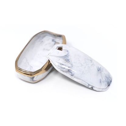 New-Aftermarket-Nano-High-Quality-Marble-Cover-For-Peugeot-Remote-Key-3-Buttons-White-Color-PG-A12J---Emirates-Keys