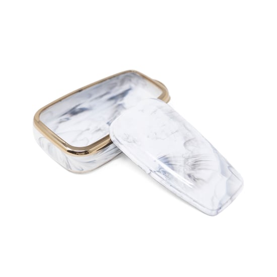 New-Aftermarket-Nano-High-Quality-Marble-Cover-For-Toyota-Remote-Key-3-Buttons-White-Color-TYT-B12J3---Emirates-Keys