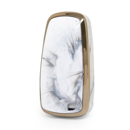 New-Aftermarket-Nano-High-Quality-Marble-Cover-For-Ford-Remote-Key-4-Buttons-White-Color-Ford-B12J4---Emirates-Keys