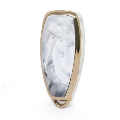 New-Aftermarket-Nano-High-Quality-Marble-Cover-For-Ford-Remote-Key-3-Buttons-White-Color-Ford-D12J---Emirates-Keys