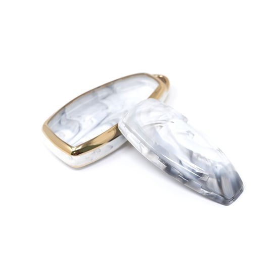 New-Aftermarket-Nano-High-Quality-Marble-Cover-For-Ford-Remote-Key-3-Buttons-White-Color-Ford-D12J---Emirates-Keys