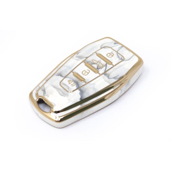 New-Aftermarket-Nano-High-Quality-Marble-Cover-For-Geely-Remote-Key-4-Buttons-White-Color-GL-B12J4B---Emirates-Keys