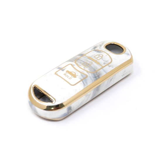 New-Aftermarket-Nano-High-Quality-Marble-Cover-For-Mazda-Remote-Key-3-Buttons-White-Color-MZD-A12J3---Emirates-Keys