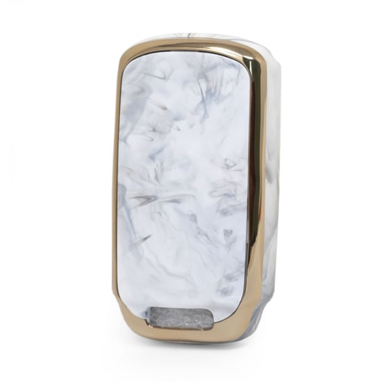 New-Aftermarket-Nano-High-Quality-Marble-Cover-For-Kia-Remote-Key-4-Buttons-White-Color-KIA-M12J4A---Emirates-Keys