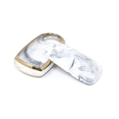 New-Aftermarket-Nano-High-Quality-Marble-Cover-For-Kia-Remote-Key-3-Buttons-White-Color-KIA-Q12J---Emirates-Keys