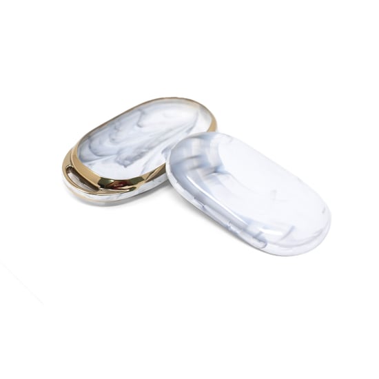 New-Aftermarket-Nano-High-Quality-Marble-Cover-For-NIO-Remote-Key-3-Buttons-White-Color-NIO-B12J---Emirates-Keys