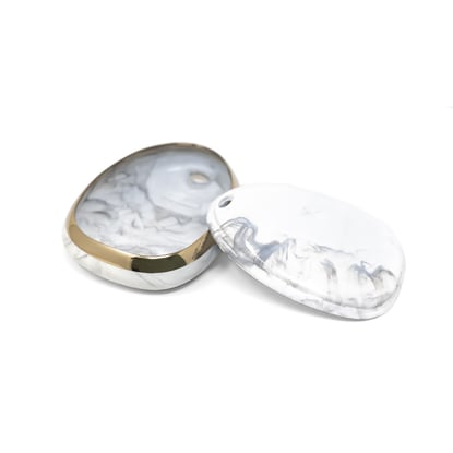 New-Aftermarket-Nano-High-Quality-Marble-Cover-For-Chevrolet-Remote-Key-6-Buttons-White-Color-CRL-F12J6---Emirates-Keys