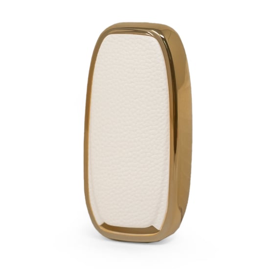 New-Aftermarket-Nano-High-Quality-Gold-Leather-Cover-For-Audi-Remote-Key-3-Buttons-White-Color-Audi-A13J---Emirates-Keys