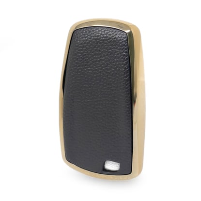 New-Aftermarket-Nano-High-Quality-Gold-Leather-Cover-For-BMW-Remote-Key-4-Buttons-Black-Color-BMW-A13J4A---Emirates-Keys