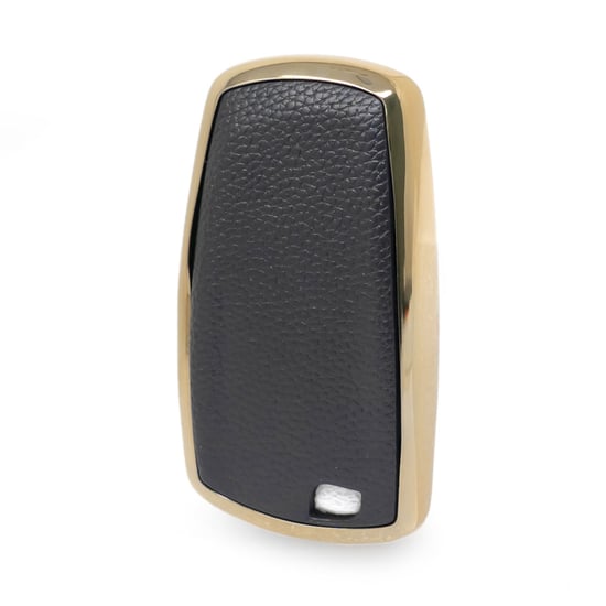 New-Aftermarket-Nano-High-Quality-Gold-Leather-Cover-For-BMW-Remote-Key-4-Buttons-Black-Color-BMW-A13J4A---Emirates-Keys