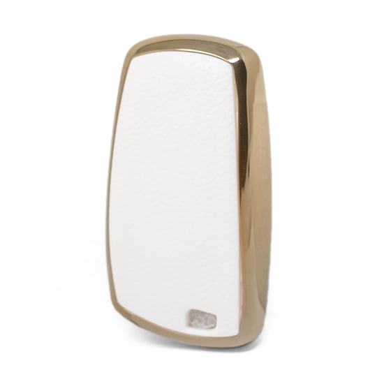 New-Aftermarket-Nano-High-Quality-Gold-Leather-Cover-For-BMW-Remote-Key-4-Buttons-White-Color-BMW-A13J4A---Emirates-Keys