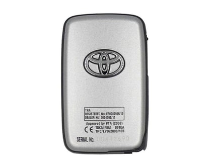 New-Toyota-Zelas-2011-2016-Genuine-OEM-Smart-Key-3-Buttons-433MHz-89904-21022-8990421022---FCCID:-B74EA---Emirates-Keys