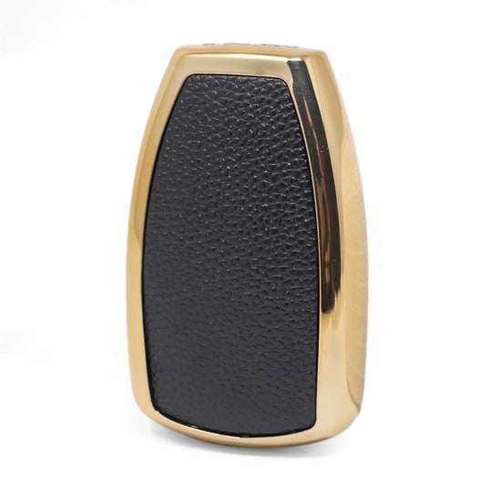 New-Aftermarket-Nano-High-Quality-Gold-Leather-Cover-For-BAIC-Remote-Key-4-Buttons-Black-Color-BQ-A13J---Emirates-Keys