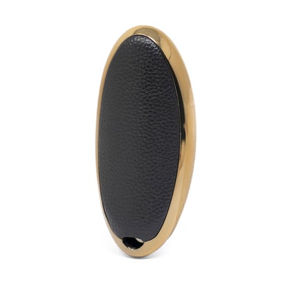 New-Aftermarket-Nano-High-Quality-Gold-Leather-Cover-For-Bestune-Remote-Key-3-Buttons-Black-Color-BT-A13J---Emirates-Keys