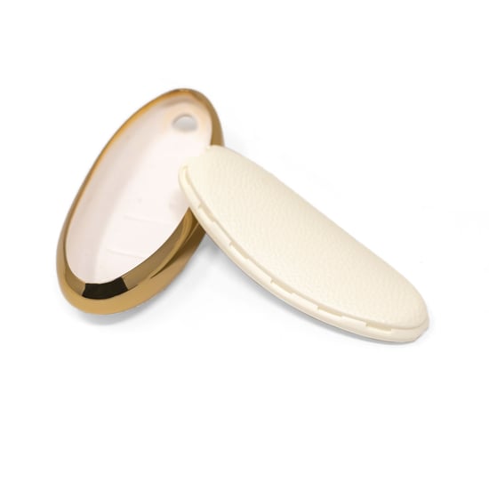 New-Aftermarket-Nano-High-Quality-Gold-Leather-Cover-For-Bestune-Remote-Key-3-Buttons-White-Color-BT-A13J---Emirates-Keys