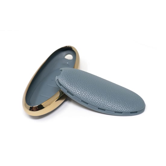 New-Aftermarket-Nano-High-Quality-Gold-Leather-Cover-For-Bestune-Remote-Key-3-Buttons-Gray-Color-BT-A13J---Emirates-Keys