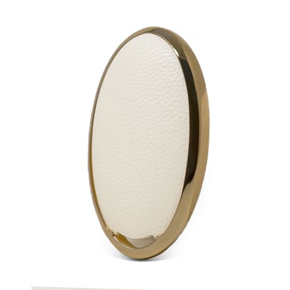 New-Aftermarket-Nano-High-Quality-Gold-Leather-Cover-For-BYD-Remote-Key-4-Buttons-White-Color-BYD-B13J---Emirates-Keys