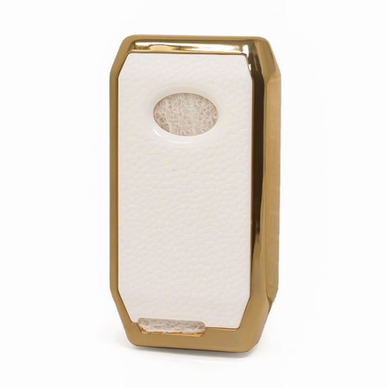 New-Aftermarket-Nano-High-Quality-Gold-Leather-Cover-For-BYD-Remote-Key-4-Buttons-White-Color-BYD-C13J---Emirates-Keys