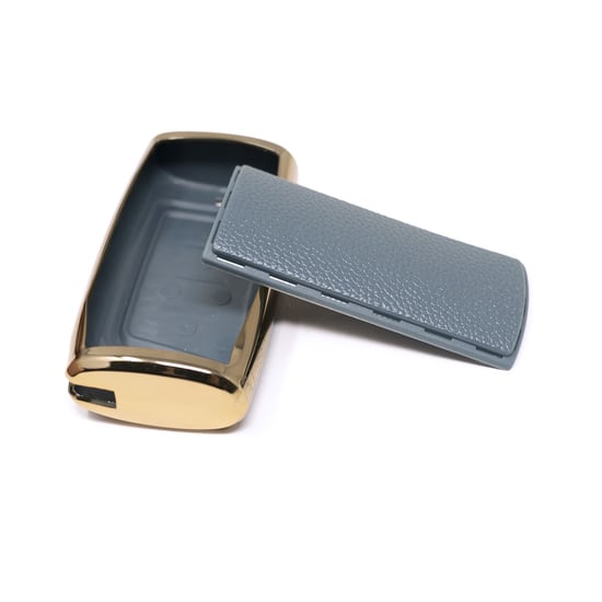 New-Aftermarket-Nano-High-Quality-Gold-Leather-Cover-For-Trumpchi-Remote-Key-5-Buttons-Gray-Color-CQ-A13J---Emirates-Keys