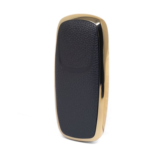 New-Aftermarket-Nano-High-Quality-Gold-Leather-Cover-For-Trumpchi-Remote-Key-5-Buttons-Black-Color-CQ-B13J---Emirates-Keys
