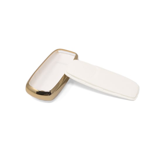 New-Aftermarket-Nano-High-Quality-Gold-Leather-Cover-For-Trumpchi-Remote-Key-5-Buttons-White-Color-CQ-B13J---Emirates-Keys