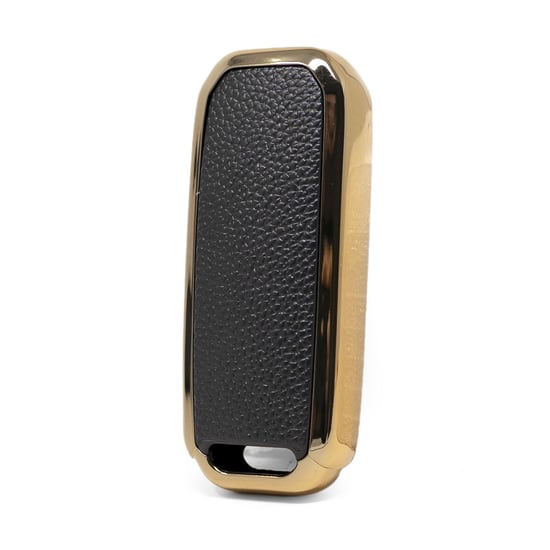 New-Aftermarket-Nano-High-Quality-Gold-Leather-Cover-For-Trumpchi-Remote-Key-3-Buttons-Black-Color-CQ-C13J----Emirates-Keys