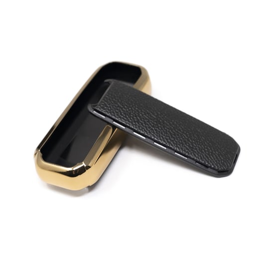 New-Aftermarket-Nano-High-Quality-Gold-Leather-Cover-For-Trumpchi-Remote-Key-3-Buttons-Black-Color-CQ-C13J----Emirates-Keys