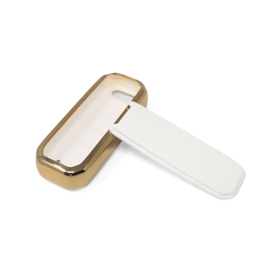 New-Aftermarket-Nano-High-Quality-Gold-Leather-Cover-For-Trumpchi-Remote-Key-3-Buttons-White-Color-CQ-C13J----Emirates-Keys
