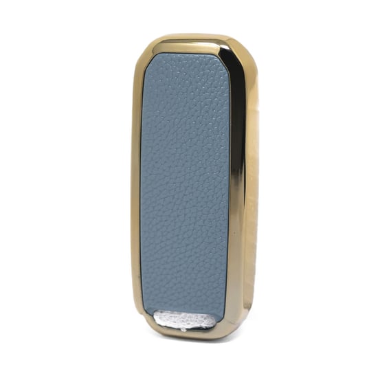 New-Aftermarket-Nano-High-Quality-Gold-Leather-Cover-For-Trumpchi-Remote-Key-3-Buttons-Gray-Color-CQ-C13J----Emirates-Keys
