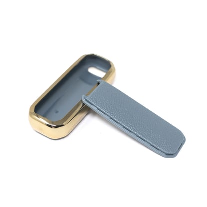 New-Aftermarket-Nano-High-Quality-Gold-Leather-Cover-For-Trumpchi-Remote-Key-3-Buttons-Gray-Color-CQ-C13J----Emirates-Keys