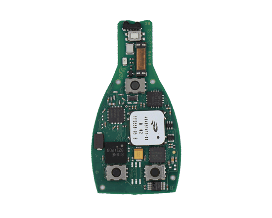 Mercedes-FBS4-Original-Smart-Remote-Key-PCB-3-Buttons-433MHz-with-Aftermarket-Shell-Ready-to-Program