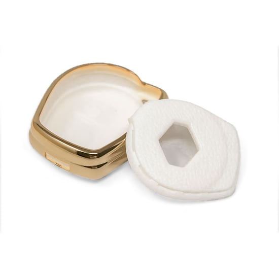 New-Aftermarket-Nano-High-Quality-Gold-Leather-Cover-For-Suzuki-Remote-Key-2-Buttons-White-Color-SZK-D13J---Emirates-Keys