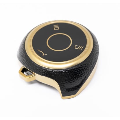 New-Aftermarket-Nano-High-Quality-Gold-Leather-Cover-For-Neta-Remote-Key-3-Buttons-Black-Color-NT-A13J---Emirates-Keys