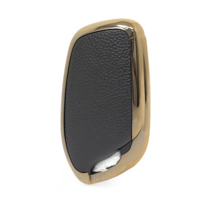 New-Aftermarket-Nano-High-Quality-Gold-Leather-Cover-For-Roewe-Remote-Key-3-Buttons-Black-Color-RW-B13J---Emirates-Keys