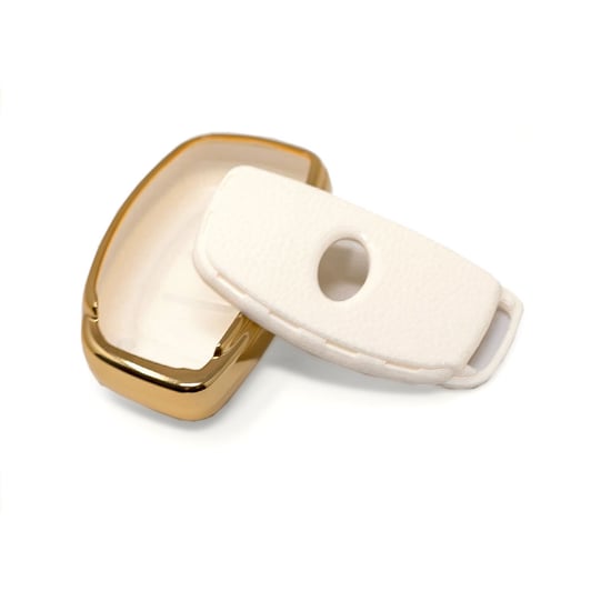 New-Aftermarket-Nano-High-Quality-Gold-Leather-Cover-For-Hyundai-Remote-Key-3-Buttons-White-Color-HY-A13J3A----Emirates-Keys