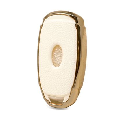 New-Aftermarket-Nano-High-Quality-Gold-Leather-Cover-For-Hyundai-Remote-Key-3-Buttons-White-Color-HY-D13J---Emirates-Keys