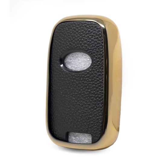 New-Aftermarket-Nano-High-Quality-Gold-Leather-Cover-For-Hyundai-Remote-Key-3-Buttons-Black-Color-HY-G13J---Emirates-Keys