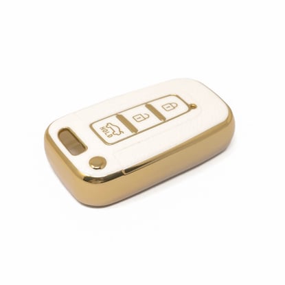 New-Aftermarket-Nano-High-Quality-Gold-Leather-Cover-For-Hyundai-Remote-Key-3-Buttons-White-Color-HY-G13J---Emirates-Keys