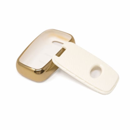 New-Aftermarket-Nano-High-Quality-Gold-Leather-Cover-For-Hyundai-Remote-Key-3-Buttons-White-Color-HY-G13J---Emirates-Keys