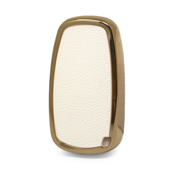 New-Aftermarket-Nano-High-Quality-Gold-Leather-Cover-For-Great-Wall-Remote-Key-3-Buttons-White-Color-GW-A13J---Emirates-Keys