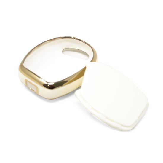 New-Aftermarket-Nano-High-Quality-Cover-For-Ford-Remote-Key-2-Buttons-White-Color-Ford-L11J---Emirates-Keys