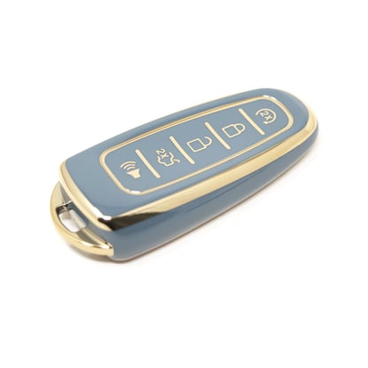 New-Aftermarket-Nano-High-Quality-Cover-For-Ford-Remote-Key-3-Buttons-Gray-Color-Ford-J11J---Emirates-Keys