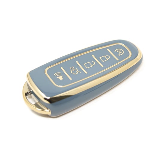 New-Aftermarket-Nano-High-Quality-Cover-For-Ford-Remote-Key-3-Buttons-Gray-Color-Ford-J11J---Emirates-Keys