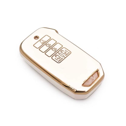 New-Aftermarket-Nano-High-Quality-Cover-For-Kia-Smart-Remote-Key-7-Buttons-White-Color-J11J9---Emirates-Keys