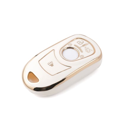 New-Aftermarket-Nano-High-Quality-Cover-For-Buick-Smart-Remote-Key-3-Buttons-White-Color-BK-A11J5B---Emirates-Keys