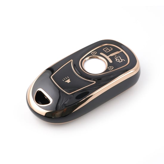 New-Aftermarket-Nano-High-Quality-Cover-For-Buick-Smart-Remote-Key-3-Buttons-Black-Color-BK-A11J5B---Emirates-Keys