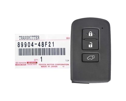 BRAND-NEW-Toyota-Land-Cruiser-2016-Genuine-Smart-Keys-Remote-3-Buttons-315MHz-89904-48F21-8990448F21-For-Japanese-Market---FCCID:-14FAB---Emirates-Keys