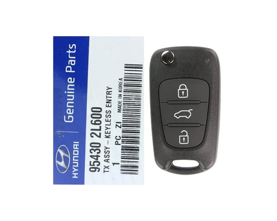 New-Hyunda-Azera-2011-Genuine-OEM-Flip-Remote-Key-3-Buttons-433MHz-95430-2L600-954302L600---FCCID:-HA-T005--OEM---Emirates-Keys