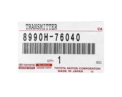 New-Lexus-UX250-2019-2020-Genuine-OEM-Smart-Remote-Key-4-Buttons-315MHz-8990H-76040-8990H76040---FCCID:-HYQ14FBF---Emirates-Keys