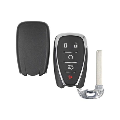 New-Aftermarket-Chevrolet-Smart-Remote-Key-Shell-4+1-Button-With-Panic-High-Quality-Best-Price---Emirates-Keys